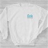 Pmall thumb Company Logo Adult Sweatshirt- White Crewneck - 49813