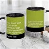 Product Thumbnail 11 oz. Black Mug (Front & Back View)