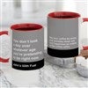 Product Thumbnail 11 oz. Red Mug (Front & Back View)