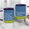 Product Thumbnail 11 oz. Blue Mug (Front & Back View)