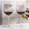 Product Thumbnail Red Wine Glass (Front & Back View)