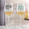 Product Thumbnail White Wine Glass (Front & Back View)