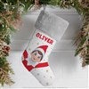 Product Thumbnail Grey Faux Fur Stocking