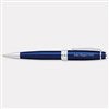 Pmall thumb Engraved Logo Cross Bailey Blue Lacquer & Chrome Ballpoint Pen - 50531