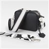 Product Thumbnail Camera Bag in Black with Engraved Charm