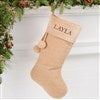 Product Thumbnail Tan Sherpa Stocking