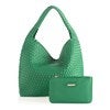 Product Thumbnail Woven Leather Hobo Bag and Wallet