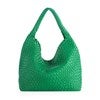Product Thumbnail Woven Leather Hobo Bag