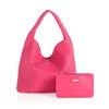 Product Thumbnail Woven Leather Hobo Bag and Wallet