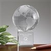 Pmall thumb Custom Retirement Glass Globe Award- Logo - 51256