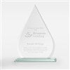 Pmall thumb Custom Retirement Logo Glass Tear Drop Award - Large - 51291