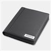 Pmall thumb Engraved Logo Black Vegan Leather Padfolio and Pen Set - 51354