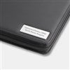 Pmall thumb Engraved Logo Black Vegan Leather Padfolio and Pen Set - 51354