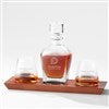 Pmall thumb Engraved Logo Hudson Whiskey Decanter & Glass Set - 51365