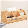 Pmall thumb Engraved Logo Wooden Desk Organizer - 51385