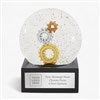 Pmall thumb Personalized Logo Gears of Progress Snow Globe - 51661