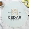 Pmall thumb Real Estate Logo Round Glass Cutting Board 12" - 51764