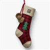Pmall thumb Personalized Logo Buffalo Plaid Jumbo Knit Christmas Stockings - 51847