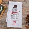 Pmall thumb Personalized Logo Snowman Christmas Tea Towel - 51848