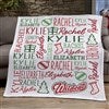 Pmall thumb Personalized Logo Repeating Name Personalized Blanket - 51849
