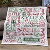 Pmall thumb Personalized Logo Repeating Name Personalized Blanket - 51849