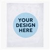 Pmall thumb Personalized Logo Repeating Name Personalized Plush Fleece Blanket - 51849