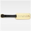Pmall thumb Engraved Logo Brass Luggage Tag - 51866