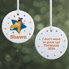 Product Thumbnail 2 Sided Glossy Ornament