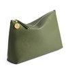 Product Thumbnail Leather Large Pouch in Bronze Green   
