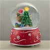 Pmall thumb Personalized Logo Santa Claus Light Up Snow Globe - 52415