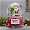 Pmall thumb Personalized Logo Santa Claus Light Up Snow Globe - 52415