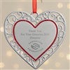 Pmall thumb Personalized Logo Lattice Metal Heart Ornament - 52743