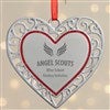 Pmall thumb Personalized Logo Lattice Metal Heart Ornament - 52743
