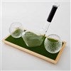 Pmall thumb Etched Logo Golf Decanter and Glass Whiskey Set - 52749