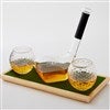 Pmall thumb Etched Logo Golf Decanter and Glass Whiskey Set - 52749