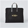 Product Thumbnail Canvas and Leather Tote in Black