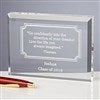 Inspiring Graduate Quotes Personalized Keepsake - 5385