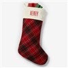 Product Thumbnail Plaid Stocking