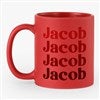 Product Thumbnail 11 oz. Matte Red Mug 