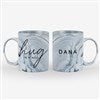 Product Thumbnail Front & Back View -11 oz. Grey Mug 