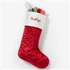 Product Thumbnail Red Quilted Stocking 