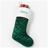 Product Thumbnail Green Quilted Stocking 
