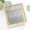 Product Thumbnail Gold Glass Jewelry Box