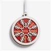 alt='Family Snowflake Personalized 2 Piece Wood Ornament'