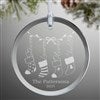 Product Thumbnail Glass Ornament Hanging 