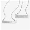 Product Thumbnail Front & Back Silver Necklace