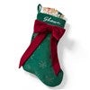 Product Thumbnail Green Stocking with Red Bow