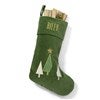 Product Thumbnail Modern Tree Stocking in Green