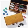 Product Thumbnail View Top & Inside of Poker Set