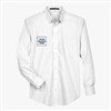 Pmall thumb Custom Devon & Jones Crown Collection® Broadcloth Woven Dress Shirt - White - 56593